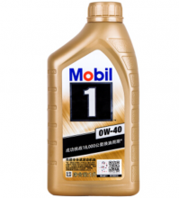 美孚机油（Mobil）金装美孚1号 全合成机油 0W-40 SN级1L
