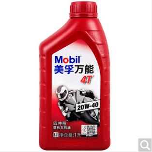 美孚机油（Mobil）美孚万能4T 摩托车机油 20W40 SF级 1L