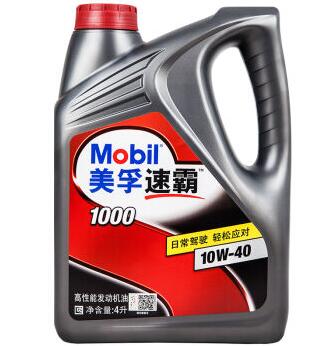 美孚机油（Mobil）美孚速霸1000 矿物机油 10W-40 SN级 4L