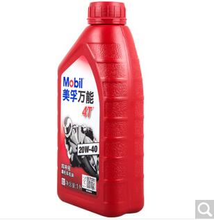 美孚机油（Mobil）美孚万能4T 摩托车机油 20W40 SF级 1L