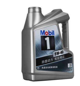美孚机油（Mobil）美孚1号 全合成机油 5W-40 SN级 4L