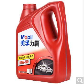 美孚机油（Mobil）力霸 矿物机油 15W-50 SJ级 4L