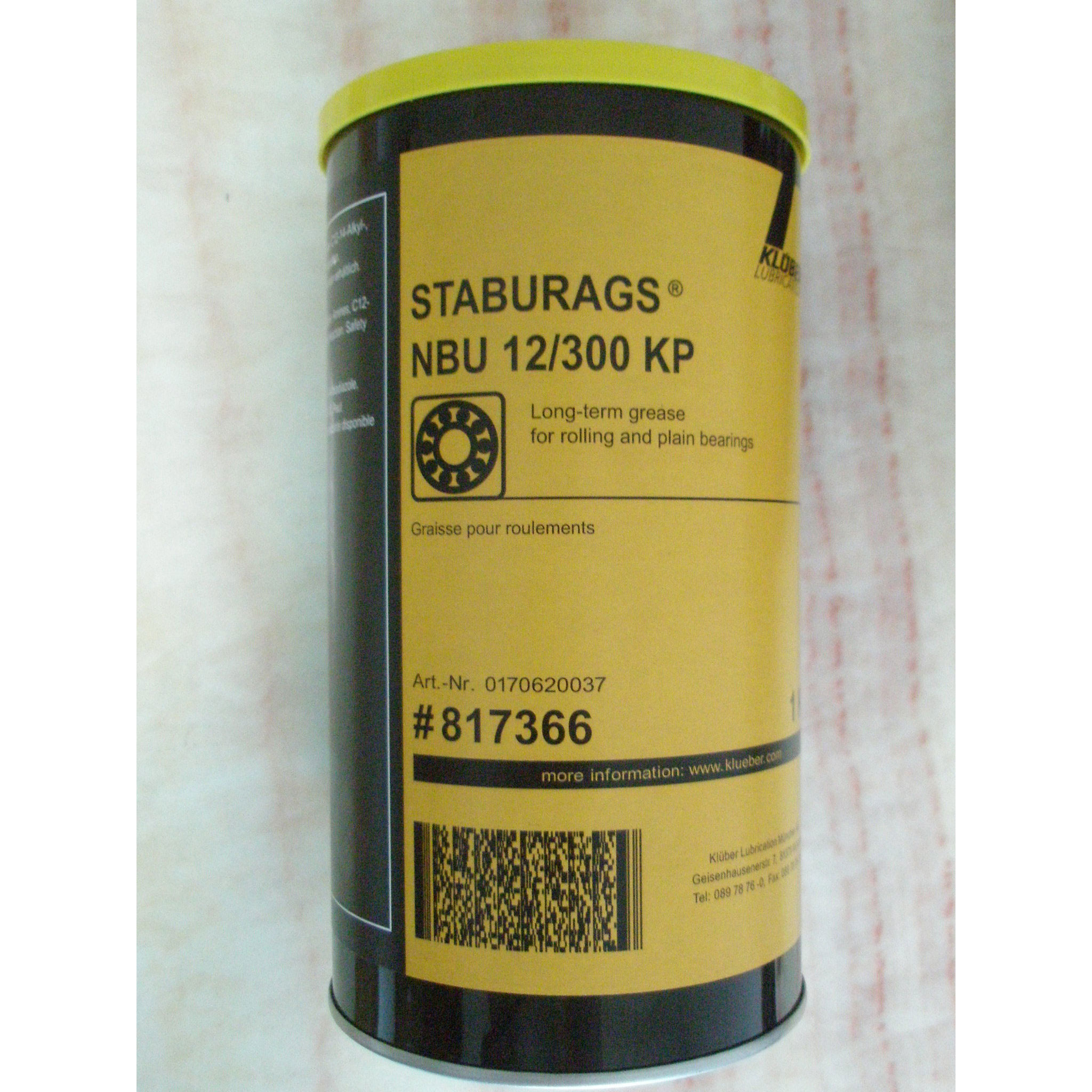 克鲁勃/KLUBER STABURAGS NBU 12 /300KP