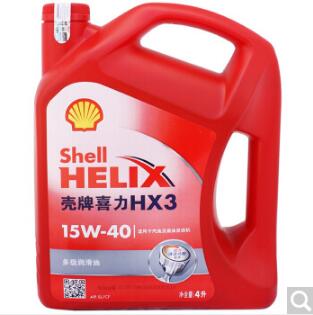 壳牌机油（Shell）红喜力矿物质机油 Helix HX3 15W-40 SL级 4L